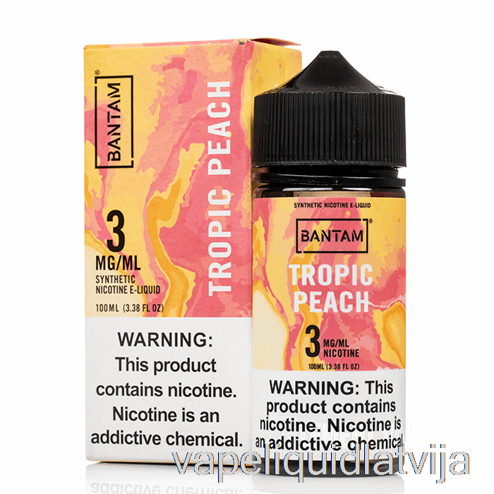 Tropiskais Persiks - Bantam Vape - 100ml 3mg Vape šķidrums